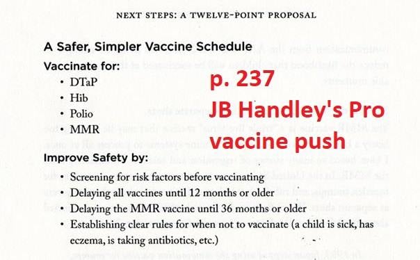 JP Handley's idea of safer vaccine